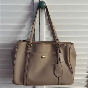 Coach Peyton Leather Tote Bag